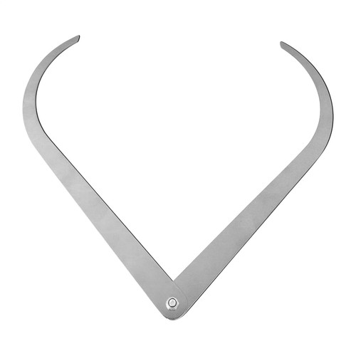 Stainless steel caliper - stainless, clay