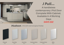 J Pull Handless Doors Complete Kitchen Units Cabinets  Matt Gloss Trade Painted