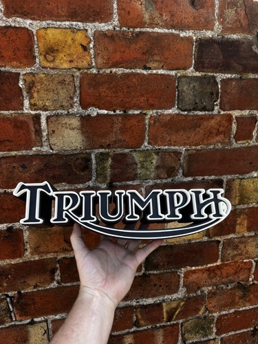 Triumph classic logo sign - triumph,