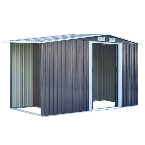 Garden metal storage shed - garden, with
