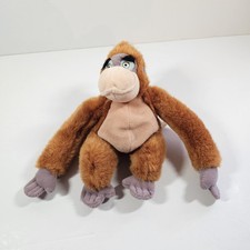 Disney King Louie Jungle Book Small Soft Toy Plush Beanie Vintage
