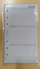Filofax personal inserts from DAYFILE SYSTEMS - ORIGINAL 80's STOCK - DAYPLANNER