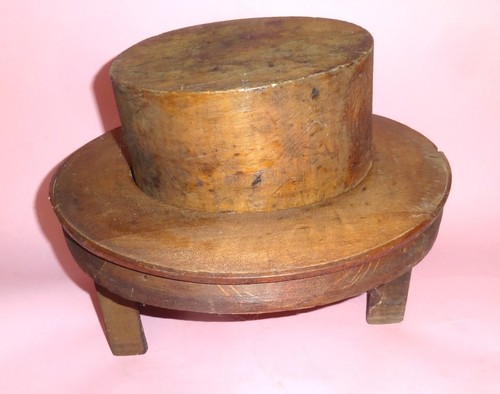 Vtg hat mold wood cap - vtg,