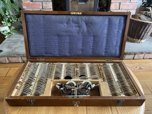 Antique 1900s opticians lens - antique,