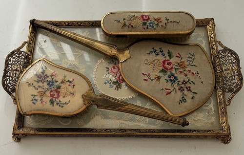 Vintage art deco vanity - art-deco, set