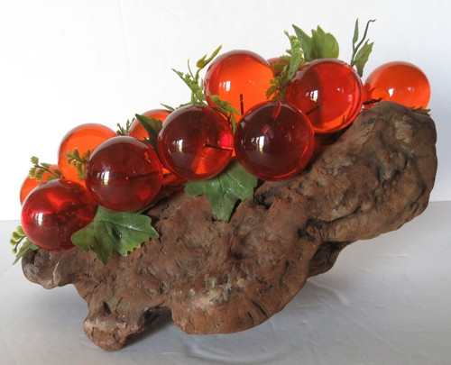 Vtg lucite acrylic grapes - vtg,