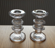 Vintage Pair of Iittala Glass