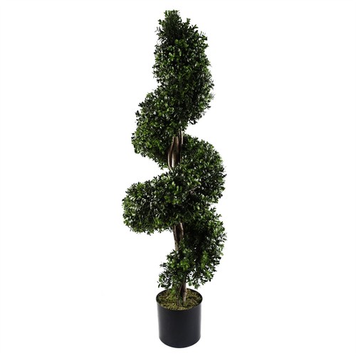 120cm artificial spiral - spiral, buxus