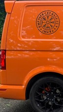 Camper Van Sticker Viking