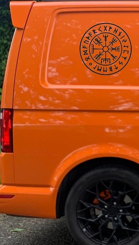 Camper van sticker - camper, viking