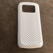 White Perforated Protective Back Cover Case Skin Housing For Nokia N97 Phones