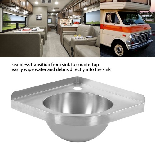 Corner basin sink brushed - basin,