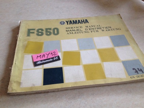 Yamaha fizzy fs50 - fizzy, manual