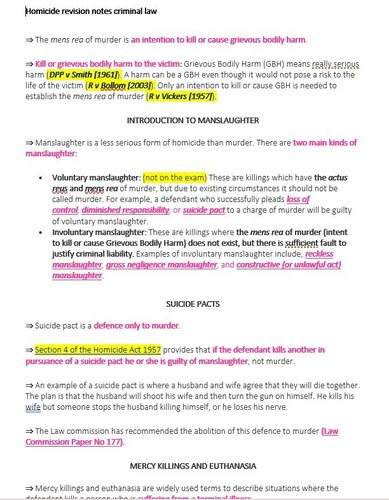 Criminal law revision - uk,