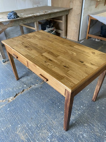 Vintage oak desk - vintage,