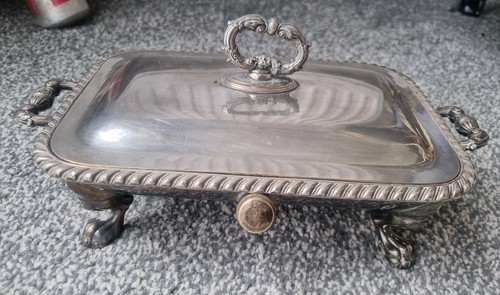 Old sheffield plate entree - old,