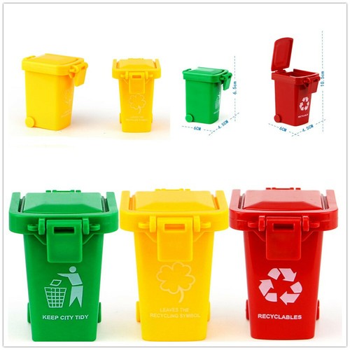 Mini trash can toy garbage - can,