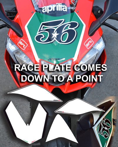 Numberplate set fits aprilia - numberplate,