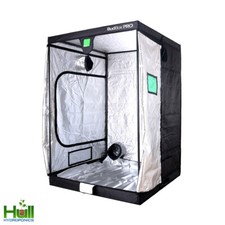 Budbox Pro XL PLUS-HL 1.5m x 1.5m x 2.2m Silver Mylar Grow Room Tent
