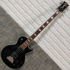 Burny LPB-65 Les Paul Custom Bass Black