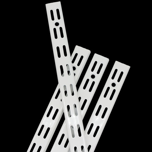 Twin slot uprights white - slot,