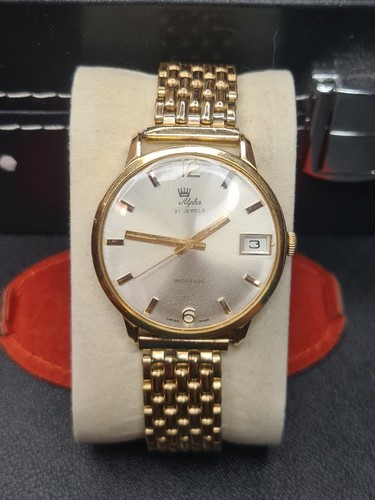 Vintage alpha date - alpha, watch