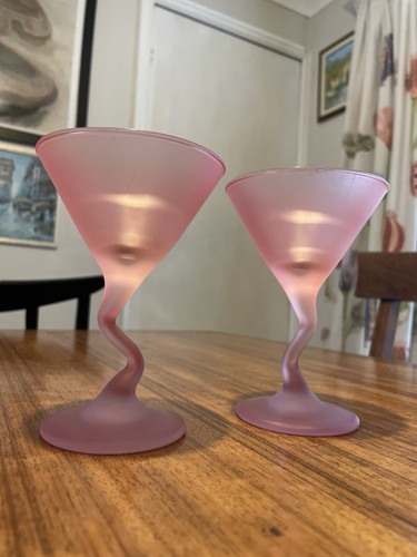 Pair libbey pastel pink z - libbey,