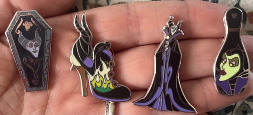 Disney maleficent pin bundle