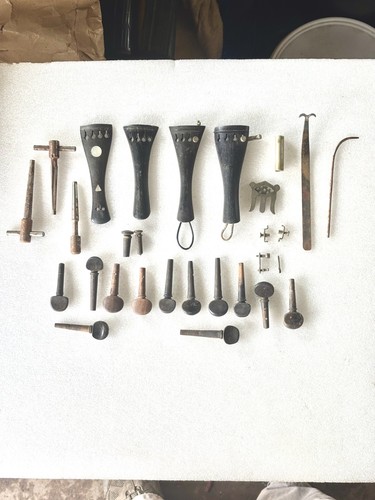 Vintage violin viola parts lot - vintage,