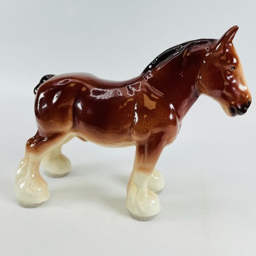 Vintage ceramic clydesdale - vintage,