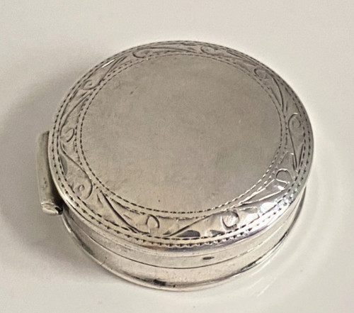 Vintage solid silver - solid, chased