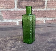 Vintage Green Coffin Shaped