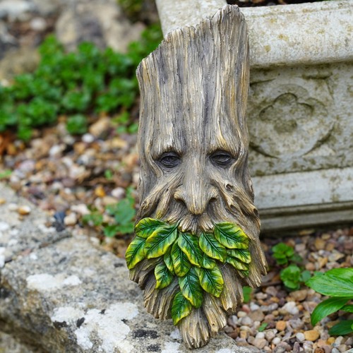 The green man resin - green, garden