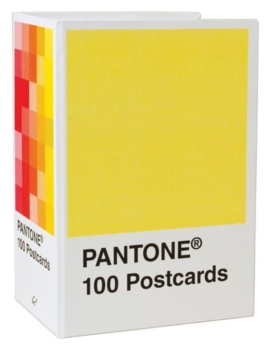 Pantone postcard box 100 - postcard, box: