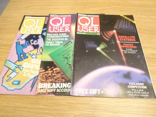 Vintage sinclair ql user - x,