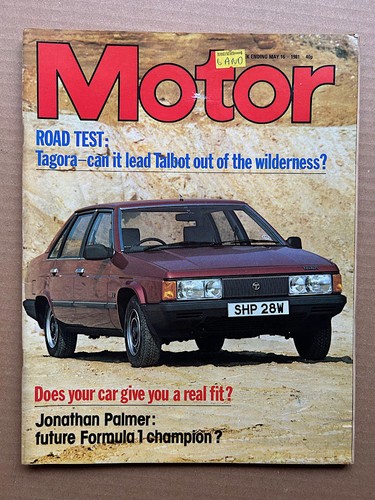 Talbot tagora motor magazine - motor,