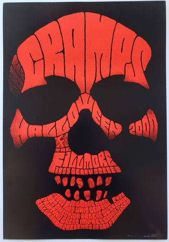 The cramps concert poster - the,