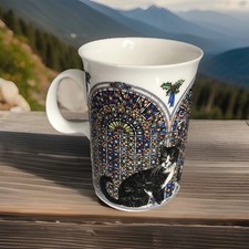 Dunoon Christmas 1992 Cats Mug Cup Designed By Sue Scullard-Made in England