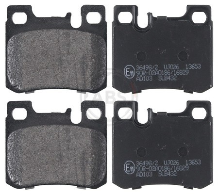 36498 2 oe brake - brake, pad
