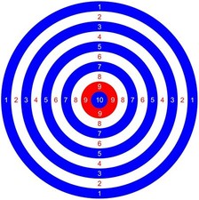 50 x TARGETS Airgun Rifle