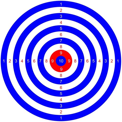 Targets airgun rifle - 50,