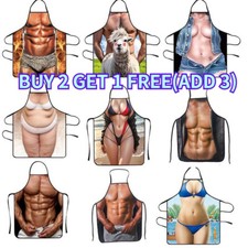 New Funny Adult Unisex Sexy Funny Novelty BBQ Cooking Chef Kitchen Aprons Gifts