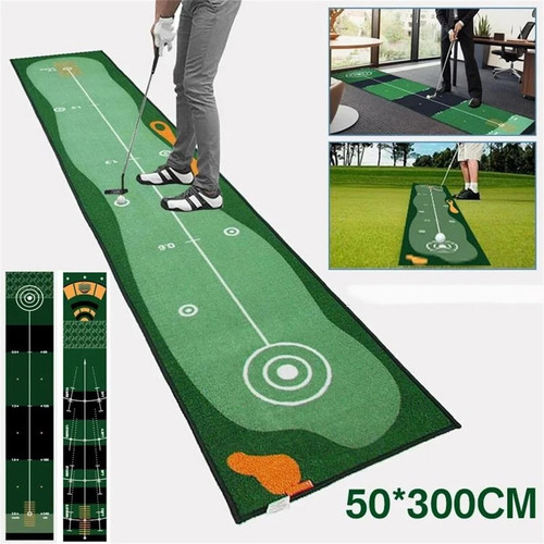 Golf putting mat training - putting,