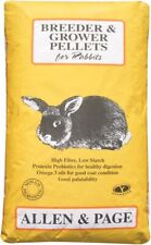 Allen & Page Rabbit Breeder Grower Pellets Complete Dry High Fibre Feed 20 kg