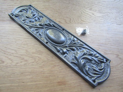 Rustic iron finger door push - finger,