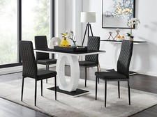 GIOVANI Black Glass & White