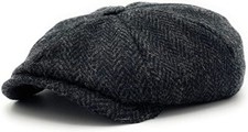 Harris Tweed Newsboy Cap Made