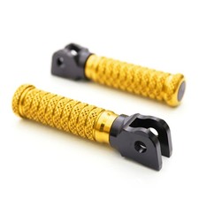 Gold M-Grip Standard Front Foot Pegs For Razor MX350 MX400 MX500 MX650