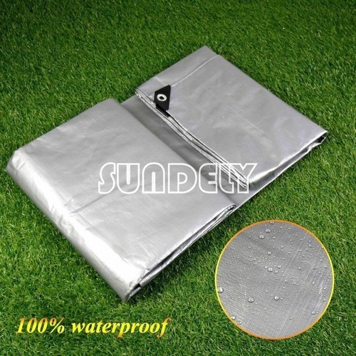 Silver tarpaulin tarp canvas - tarpaulin,
