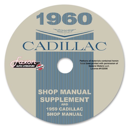 1960 cadillac shop manual - 1960,